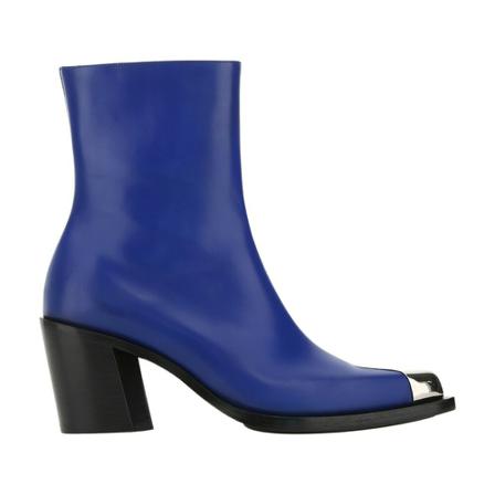 Alexander McQueen, Heeled Boots Niebieski, Kobieta, Rozmiar: 37 EU