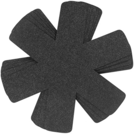 Filt pandebeskyttere, sæt af 5 stablebare beskyttelsespandebeskyttere, lavet af filt