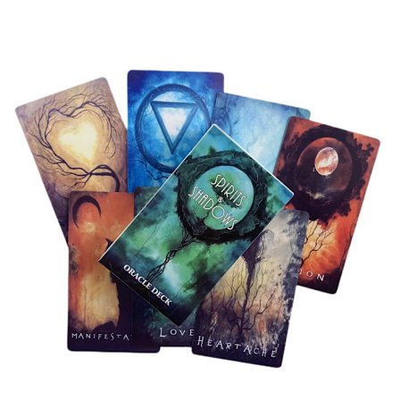 Spirit & Shadows Oracle -kortit Ennustuspakka Englanninkielinen Vision Edition Tarot Lautapeli Juhliin