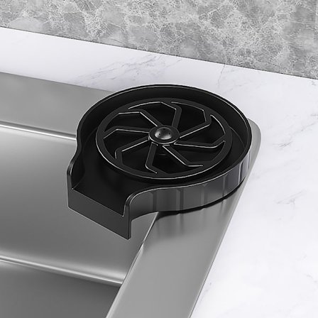 Kökskran Flasktvätt, Kran Glasunderlägg Rengöringstillbehör, Q