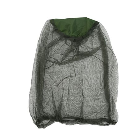 Myggnett Hode Nett Mesh Flue Mygg Skjerm Beskyttelse for Utendørs Vandring Fiske Camping Grønn