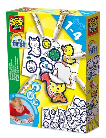 My First - Colouring Stickers Patterned SES Creative