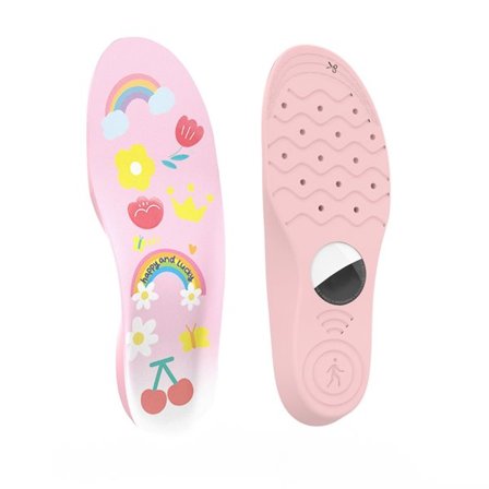 Barnesåle med AirTag-holder 155–170 mm – rosa