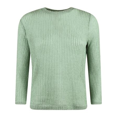 Vince Long-sleeve T-shirt Grøn, Dame Langærmet
