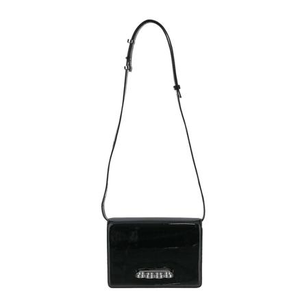 Alexander McQueen, Four Ring Bag Zwart, Dames, Maat:ONE Size