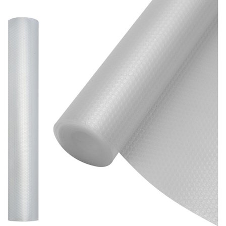 2x Sklisikker matte transparent 500x45 cm, kjøkkenskuffbeskytter, matte for beskyttelse, sklisikker bilmatte, sklisikker matte, skuffbeskyttelse, bad