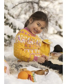 Tröja Påskestemning Gul