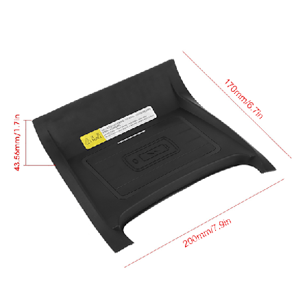 15W Trådløs Billadeplate Hurtiglading Mobiltelefon Passer for Land Rover Discovery Sport 2015-2019