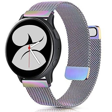 Milanese Armband För Samsung Galaxy Watch 4 Active 2 Huawei Watch Gt2 Magnetspänne Metal Andas Armband För Amazfit Gtr