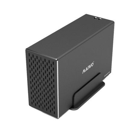 Deltaco External HDD enclosure, USB3.0 3.5" HDD, USB-A, black