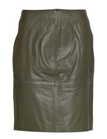 Slfolly Skirt Knälång Kjol Grön Soaked In Luxury