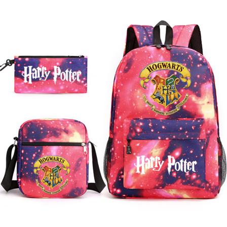 Harry Potter Hogwarts Skole Rygsæk F Stjerne Rød
