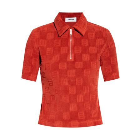 Ambush Polo shirt with monogram Brun, Dame