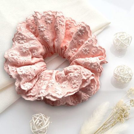 Chouchou - AVIZAR - Klassisk - Broderet Stof - Vintage Chic - Rosa