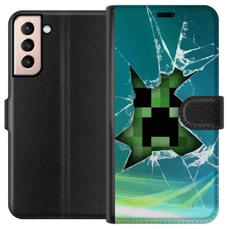 Yhteensopiva Lompakkokotelo Samsung Samsung Galaxy S21 MineCraft