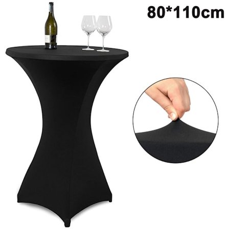 Cocktail Rund Spandex Dugdug Firkantet Stram Stretch Dugdug Dugdug til Udendørs Fest DJ Handelsmesse Banket Bryllup 80 110