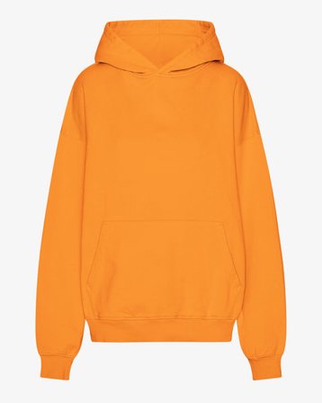 Organic Oversized Hood - Sunny Orange - Female - XS
