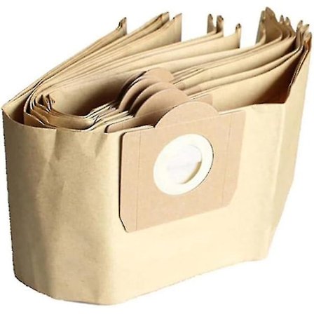 Karcher WD3 støvsugerpose, sett med 5 rette støvsugerposer for Karcher WD3, WD 3 Premium, WD3200, WD3500p, A2204, A2204, A2534, Se4001