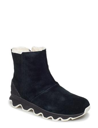 Kinetic Short Wp Shoes Boots Ankle Boots Ankle Boot - Flat Svart Sorel