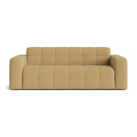 Paris 3 personers sofa - Puente Gul - 223x98x77cm - Elegant & Robust Design - Sofa med Uovertruffen Komfort til Stuen - Gul Farve