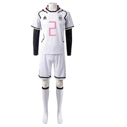 Blue Lock Shido Ryusei Cosplay Kostyme Oliver Aiku Cosplay Parykk Topp Shorts Sett Sportswear Sett Fotballfest Sett-WELLNGS