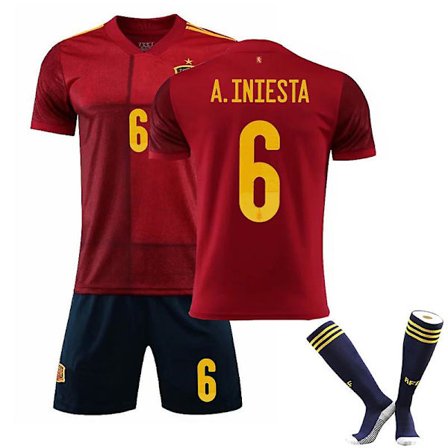 Spain Jersey jalkapallo T-paitasetti lapsille/nuorille