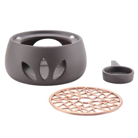 Keramisk Tekanne Varmerholder Base Te Varmer Isolasjonsbase Te Kaffe Varmer Hulrom Lys Varmebase Holder B