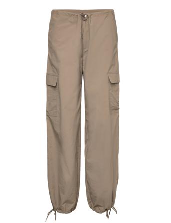 Carmomd Pants Trousers Cargo Pants Beige Modström*Betinget Tilbud