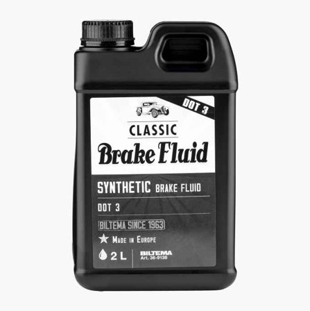 Biltema - Bremsevæske DOT 3 til veterankjøretøy 2 liter