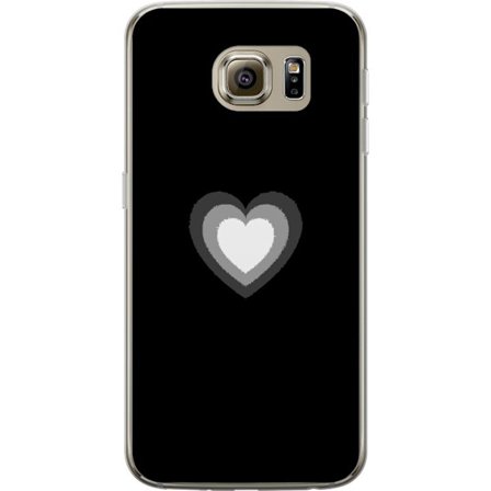 Kompatibel Mobilcover til Samsung Samsung Galaxy S6 Soft Glow Heart