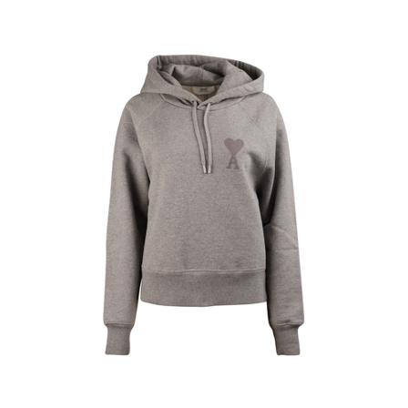 Ami Paris, Hoodies Szary, Kobieta, Rozmiar: L