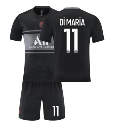 Paris 2 Borta Fotbollströja Set-svart M