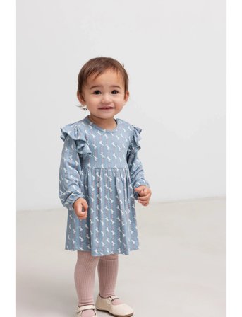 MarMar Copenhagen Ramona Frill Ls - Blue - 80