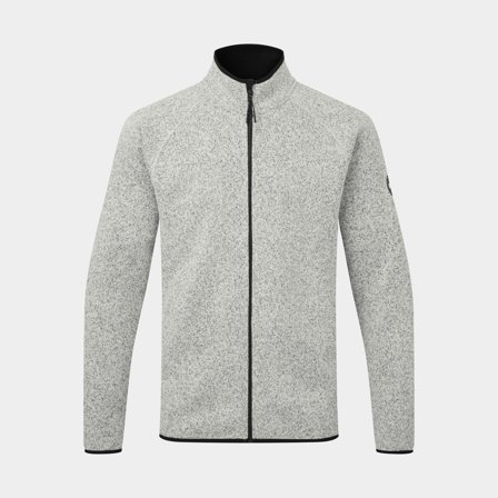 Chaqueta de forro polar Gill Knit Fleece Jacket Grey Marl, hombre, X-Large