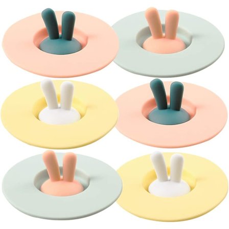 Kopsdæksel [6 Sæt] Kanin Støvbestandigt Lufttæt Tætning Kopsdæksel - Varmt