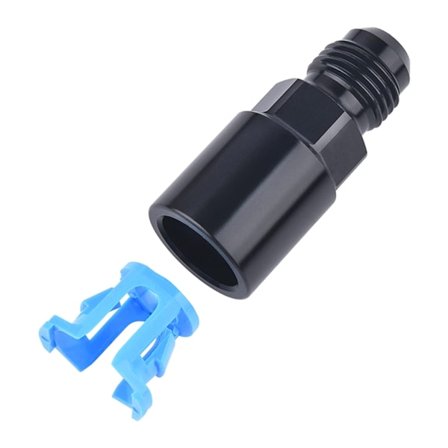 Snabbkopplingsslang Aluminium Oljekylningsanslutning 6AN Hane Flare Till 3/8" Oljekopplingsadapter för Bil Motorcykel Universal