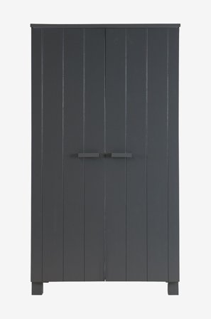 WOOOD - Garderobeskab Dennis - Grå - Garderobeskab - Fra Homeroom