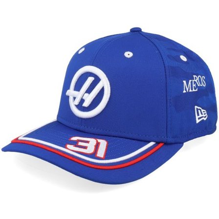 New Era - Motor Blå adjustable Keps - Haas F1 25 Ocon Silverstone 9SEVENTY Blue Adjustable @ Hatstore