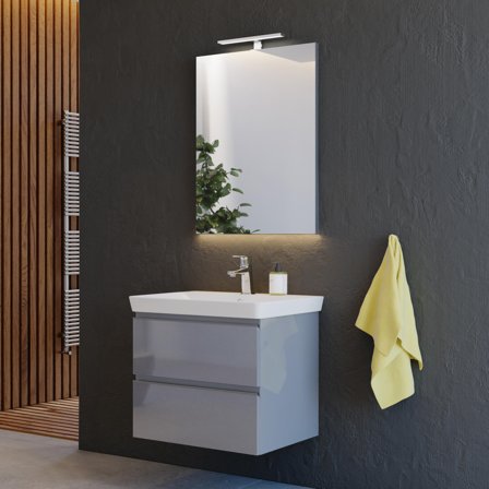 Arrow Victoria Allaskaappi harmaa, 60 cm, Kylpyhuone