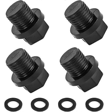 4-pack avloppspluggar med O-ringar Poolfilterpumpsplugg Ersättningspool Avloppspumpsplugg SPX1700FG för pumpar