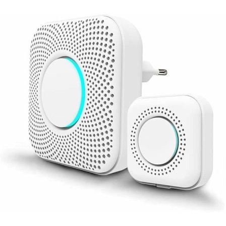 Langaton ovikello 150m, LED-ilmaisin, 36 melodiaa 4 äänenvoimakkuustasolla, 1 lähetin ja 1 vara, langaton kodin ovikello kotiin