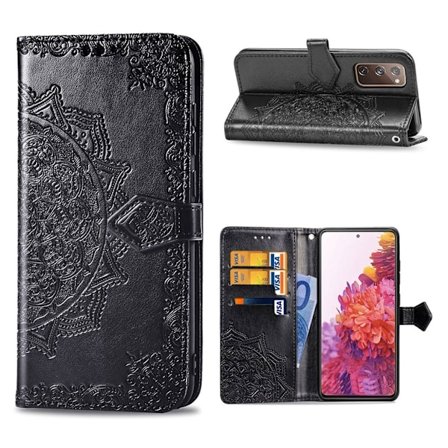 mandala Samsung Galaxy S20 FE 5G / S20 FE flip fodral - svart
