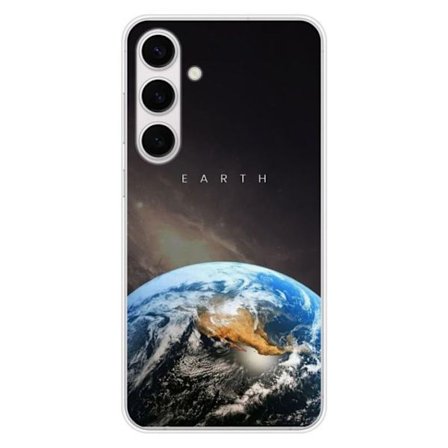 Silikonskal - Kompatibel med Samsung Galaxy S24 FE - design jord