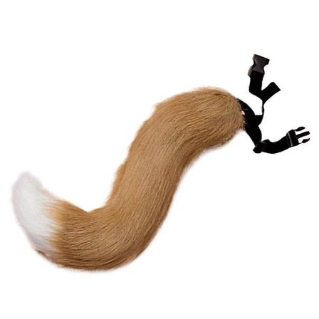 Liikkuva häntä Cosplay Tekohäntä Valkoinen ja Kameli Halloween-juhlat 1 setti