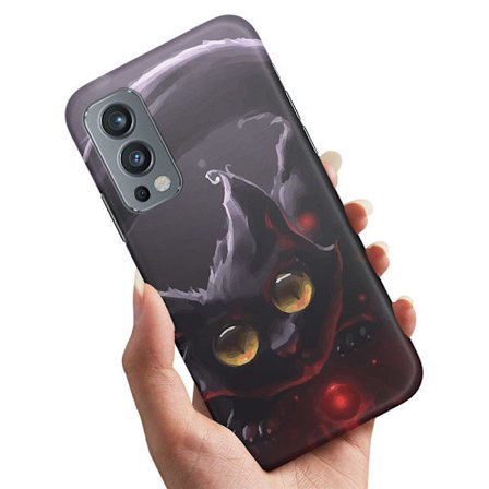 Deksel / Mobildeksel til OnePlus Nord 2 5G - Svart Katt