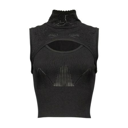Pinko Sleeveless Tops Sort, Dame
