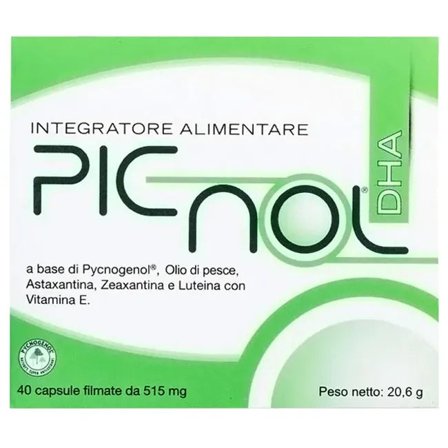 Picnol DHA Integratore 40 Capsule 21,11g