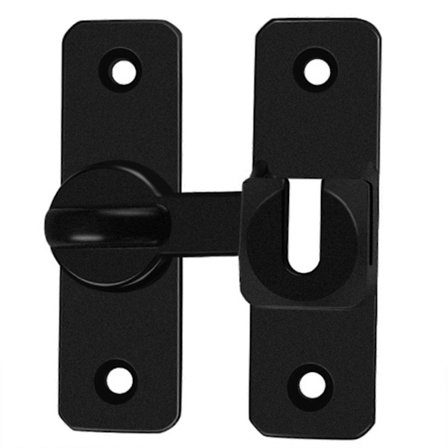 90/180 Graders Låge til Stalddør, Skydelås med Hasp til Lade, Skab, Vindue, Dør