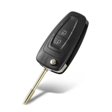 2 Knappar FO21 blad vikbart nyckelskal för Ford