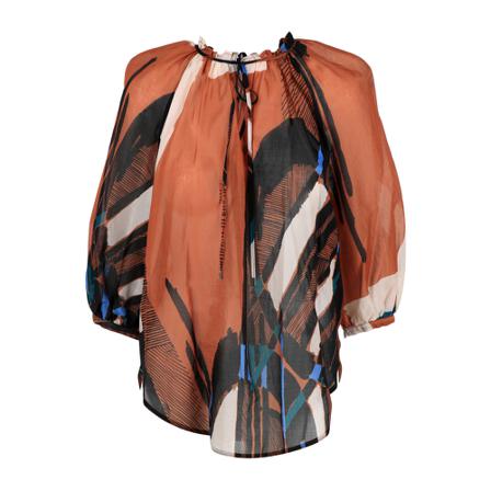 Manila Grace Shirt Brun, Dame Bluser